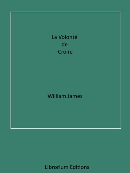 La Volonté de Croire