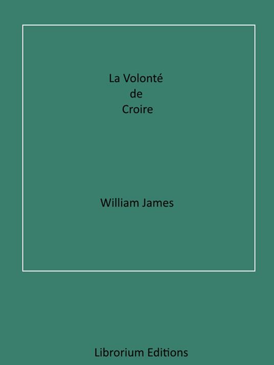 La Volonté de Croire