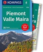 Guida escursionistica n. 5756. Piemont, Valle Maira. Ediz tedesca. Con carta