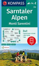 Carta escursionistica n. 056. Monti Sarentini 1:25.000
