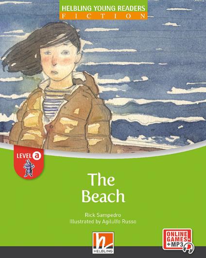 The beach. Level A. Helbling young readers. Fiction registrazione in inglese britannico - Rick Sampedro - copertina