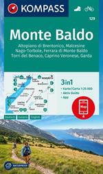 Cartina escursionistica n. 129 Monte Baldo