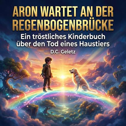 Aron wartet an der Regenbogenbrücke