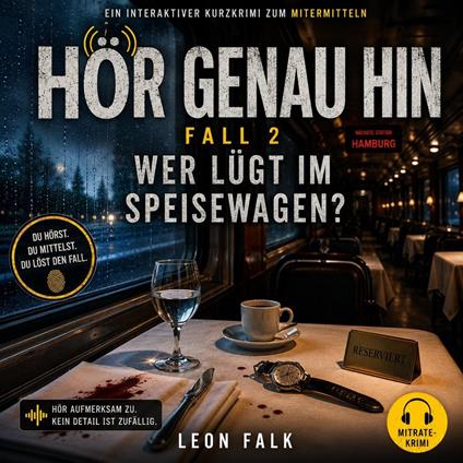 Hör genau hin – Fall 2: Wer lügt im Speisewagen?