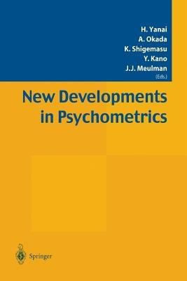 New Developments in Psychometrics: Proceedings of the International Meeting of the Psychometric Society IMPS2001. Osaka, Japan, July 15–19, 2001 - cover