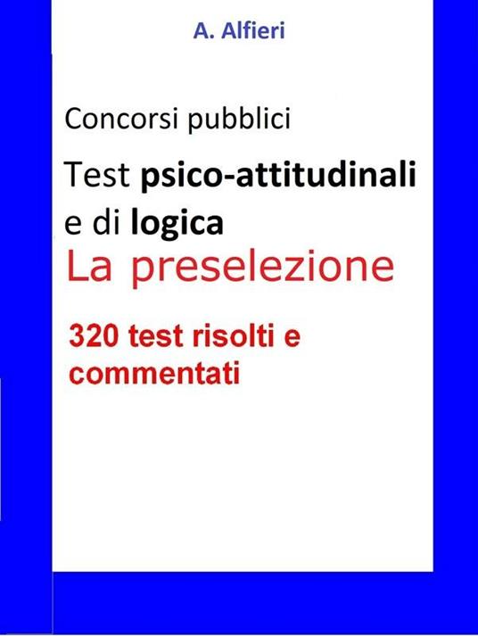 Concorso 185 maestre RIPAM Napoli. La preselezione - A. Alfieri - ebook