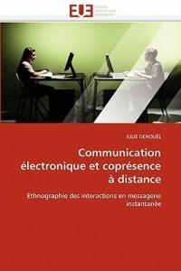 Communication  lectronique Et Copr sence   Distance - Denouel-J - cover