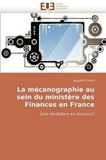 La M canographie Au Sein Du Minist re Des Finances En France