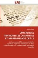 Diff rences Individuelles Cognitives Et Apprentissage Des L2 - Carapet-T - cover