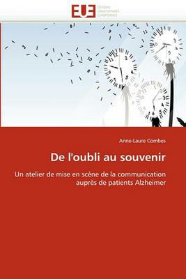 de l''oubli Au Souvenir - Combes-A - cover