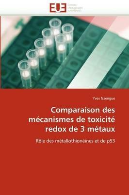 Comparaison Des M canismes de Toxicit  Redox de 3 M taux - Nzengue-Y - cover