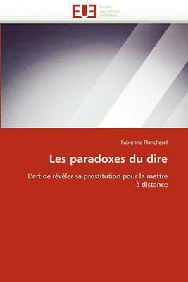 Les Paradoxes Du Dire - Plancherel-F - cover