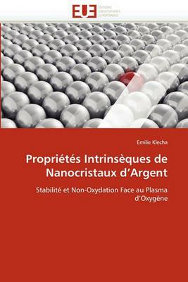 Propri t s Intrins ques de Nanocristaux D Argent - Klecha-E - cover
