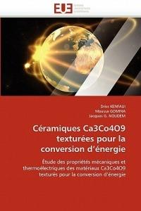 C ramiques Ca3co4o9 Textur es Pour La Conversion D  nergie - Collectif - cover