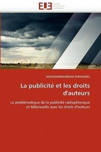 La Publicit  Et Les Droits d''auteurs - Emmanuel-M - cover