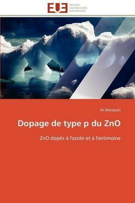 Dopage de Type P Du Zno - Marzouki-A - cover