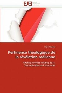 Pertinence Th ologique de la R v lation Ra lienne - Maridor-S - cover