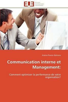 Communication Interne Et Management - Bationo-A - cover