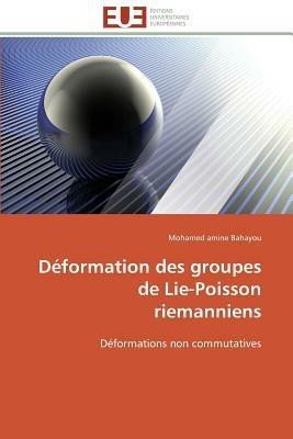 D formation Des Groupes de Lie-Poisson Riemanniens - Bahayou-M - cover
