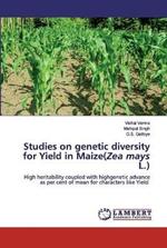 Studies on genetic diversity for Yield in Maize(Zea mays L.)