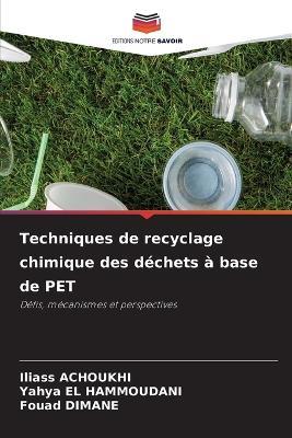 Techniques de recyclage chimique des déchets à base de PET - Iliass Achoukhi,Yahya El Hammoudani,Fouad Dimane - cover