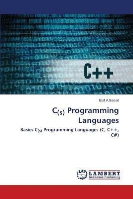 C(s) Programming Languages - Elaf A Saeed - cover