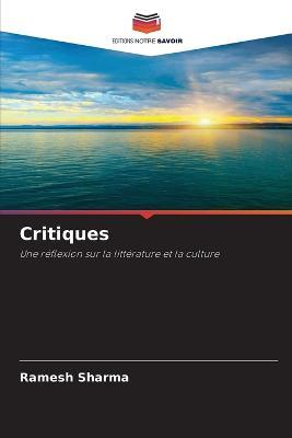Critiques - Ramesh Sharma - cover