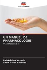 Un Manuel de Pharmacologie
