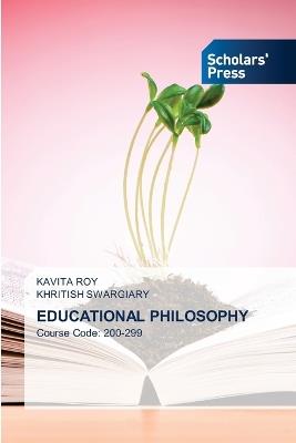 Educational Philosophy - Kavita Roy,Khritish Swargiary - cover