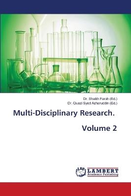 Multi-Disciplinary Research. Volume 2 - cover
