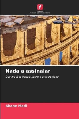 Nada a assinalar - Abane Madi - cover
