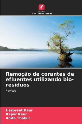 Remoção de corantes de efluentes utilizando bio-resíduos - Harpreet Kaur,Rajvir Kaur,Anita Thakur - cover