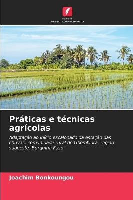 Práticas e técnicas agrícolas - Joachim Bonkoungou - cover