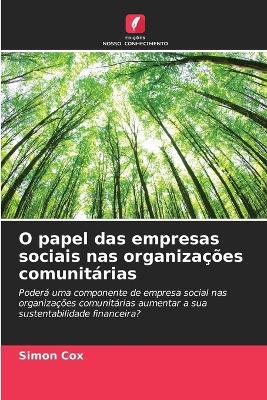 O papel das empresas sociais nas organizações comunitárias - Simon Cox - cover