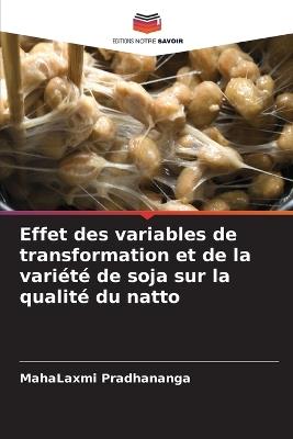 Effet des variables de transformation et de la variété de soja sur la qualité du natto - Mahalaxmi Pradhananga - cover