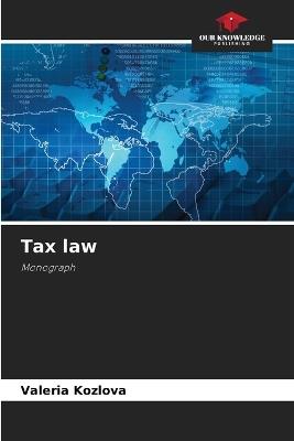 Tax law - Valeria Kozlova - cover