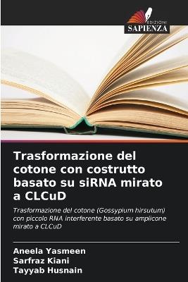 Trasformazione del cotone con costrutto basato su siRNA mirato a CLCuD - Aneela Yasmeen,Sarfraz Kiani,Tayyab Husnain - cover