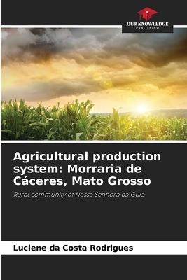 Agricultural production system: Morraria de Cáceres, Mato Grosso - Luciene Da Costa Rodrigues - cover