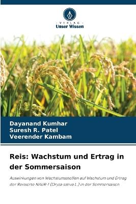 Reis: Wachstum und Ertrag in der Sommersaison - Dayanand Kumhar,Suresh R Patel,Veerender Kambam - cover