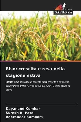 Riso: crescita e resa nella stagione estiva - Dayanand Kumhar,Suresh R Patel,Veerender Kambam - cover