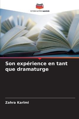 Son expérience en tant que dramaturge - Zahra Karimi - cover