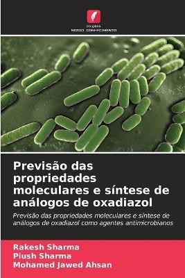 Previsão das propriedades moleculares e síntese de análogos de oxadiazol - Rakesh Sharma,Piush Sharma,Mohamed Jawed Ahsan - cover