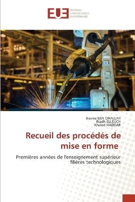 Recueil des procédés de mise en forme - Basma Ben Difallah,Riadh Elleuch,Khaled Haddar - cover