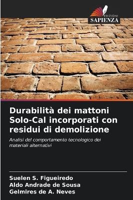 Durabilità dei mattoni Solo-Cal incorporati con residui di demolizione - Suelen S Figueiredo,Aldo Andrade de Sousa,Gelmires de A Neves - cover