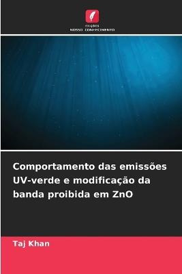 Comportamento das emissões UV-verde e modificação da banda proibida em ZnO - Taj Khan - cover