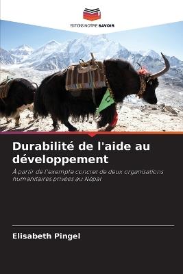 Durabilité de l'aide au développement - Elisabeth Pingel - cover