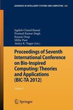 Proceedings of Seventh International Conference on Bio-Inspired Computing: Theories and Applications (BIC-TA 2012): Volume 2