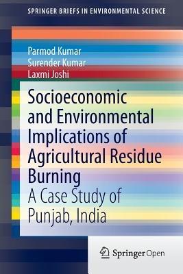 Socioeconomic and Environmental Implications of Agricultural Residue Burning: A Case Study of Punjab, India - Parmod Kumar,Surender Kumar,Laxmi Joshi - cover