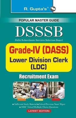 Dsssbdass (Gr. (IV)/Steno/Ldc/Warder/Patwari Etc. Exam Guide (E) - RPH Editorial Board - cover