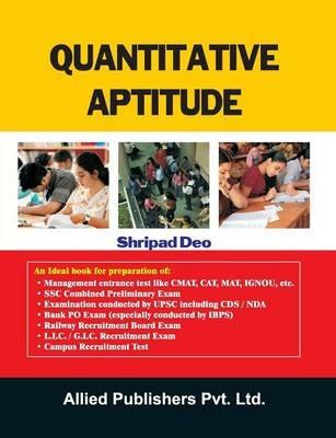 Quantitative Aptitude - Shripad Deo - cover